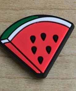 Watermelon Slice Rubber Shoe Charms