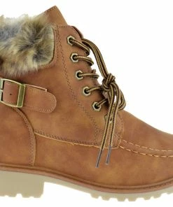 Forever Whitney 24 Women's Fur Trimmed Work Boot