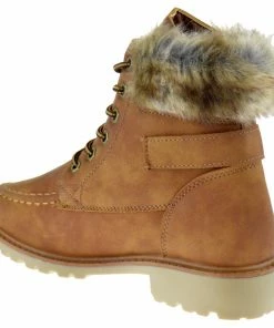 Forever Whitney 24 Women's Fur Trimmed Work Boot
