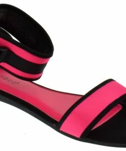 Bamboo Women's Zest 33 Womens Flat Elastic Buckle Sandals